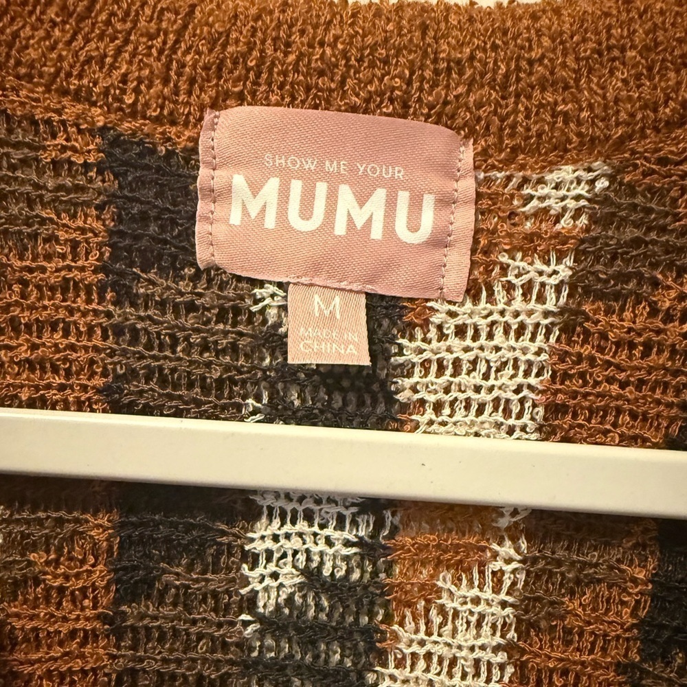 Show Me Your MuMu Bennett Sweater Dress, Size M - Picture 7 of 8